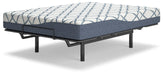 10 Inch Chime Elite 2.0 White/Blue Full Mattress - M42521