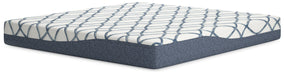 10 Inch Chime Elite 2.0 White/Blue King Mattress - M42541