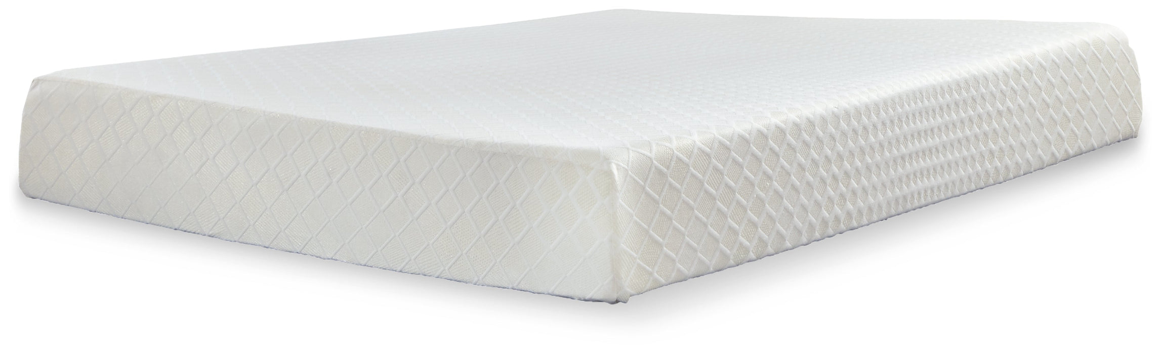 10 Inch Chime Memory Foam White California King Mattress in a Box - M69951