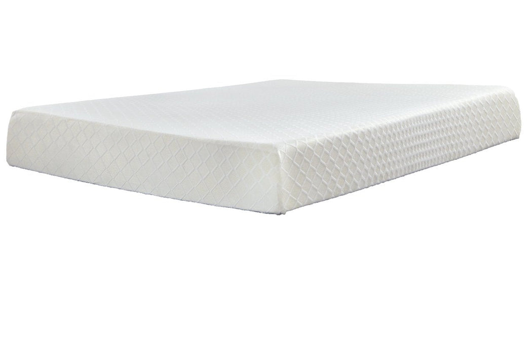 10 Inch Chime Memory Foam White Twin Mattress in a Box - M69911 - Lara Furniture