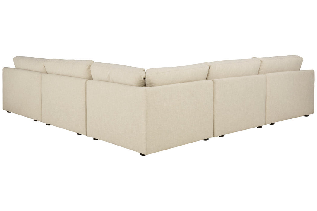 Elyza Linen 5-Piece Sectional