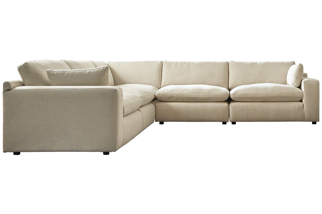 Elyza Linen 5-Piece Sectional