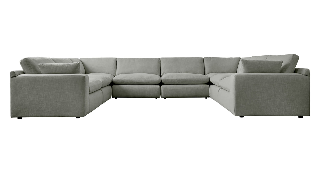 Elyza Smoke 8-Piece Sectional