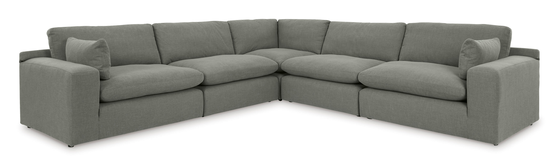 Elyza Smoke 5-Piece Sectional