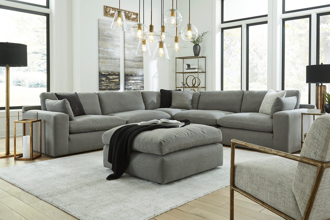 Elyza Smoke 5-Piece Sectional