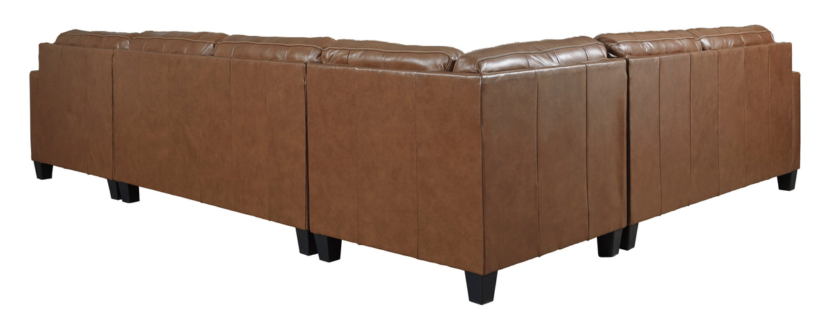 [SPECIAL] Baskove Auburn Large Leather RAF Sectional