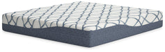 12 Inch Chime Elite 2.0 White/Blue King Mattress - M42641