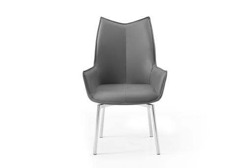 1218 Swivel Dining Chair Dark Grey - i36557 - Lara Furniture