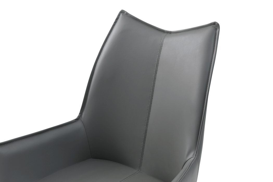 1218 Swivel Dining Chair Dark Grey - i36557 - Lara Furniture