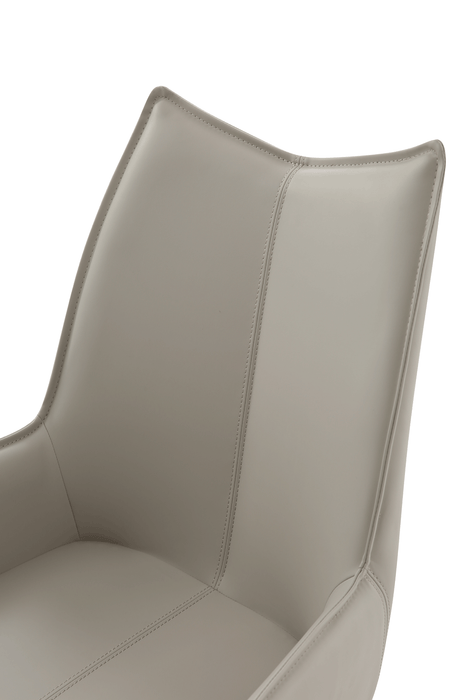 1218 Swivel Dining Chair Grey Taupe - i30922 - Lara Furniture