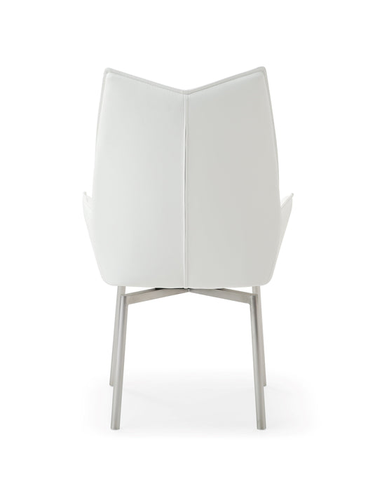 1218 Swivel Dining Chair White - i30924 - Lara Furniture