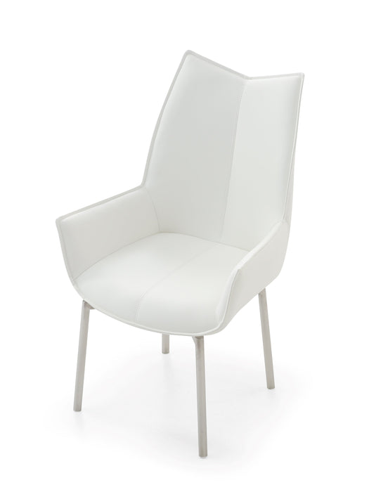 1218 Swivel Dining Chair White - i30924 - Lara Furniture