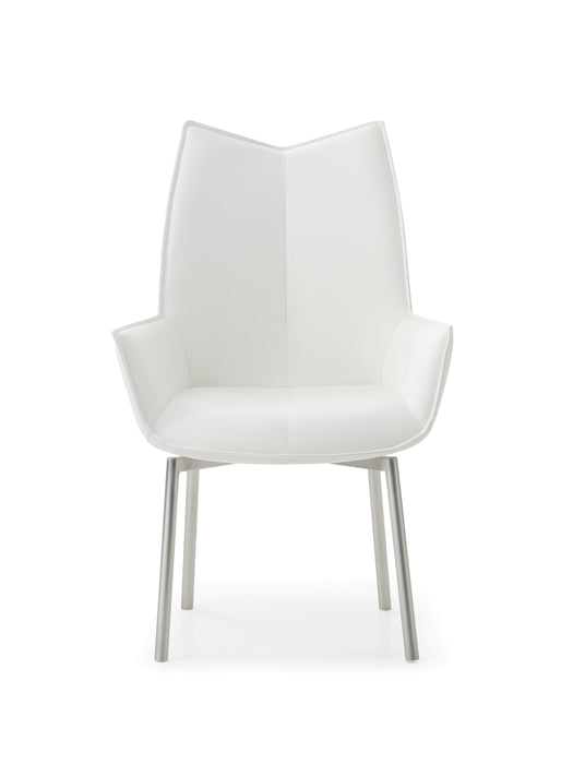 1218 Swivel Dining Chair White - i30924 - Lara Furniture