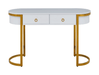 131 Gold Marble Dining Set - Lara Furniture