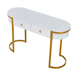 131 Gold Marble Dining Set - Lara Furniture