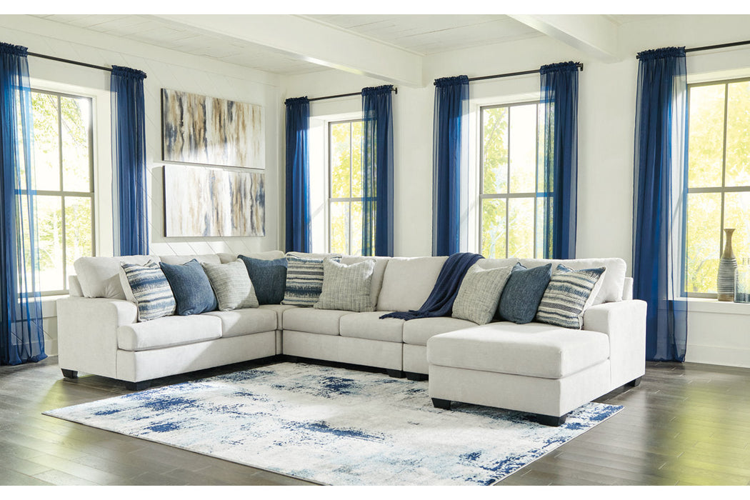 Lowder Stone 5-Piece RAF Sectional