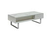 1388 Coffee Table W/ Storage White - i34873 - Lara Furniture