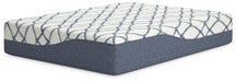 14 Inch Chime Elite 2.0 White/Blue Queen Mattress - M42731