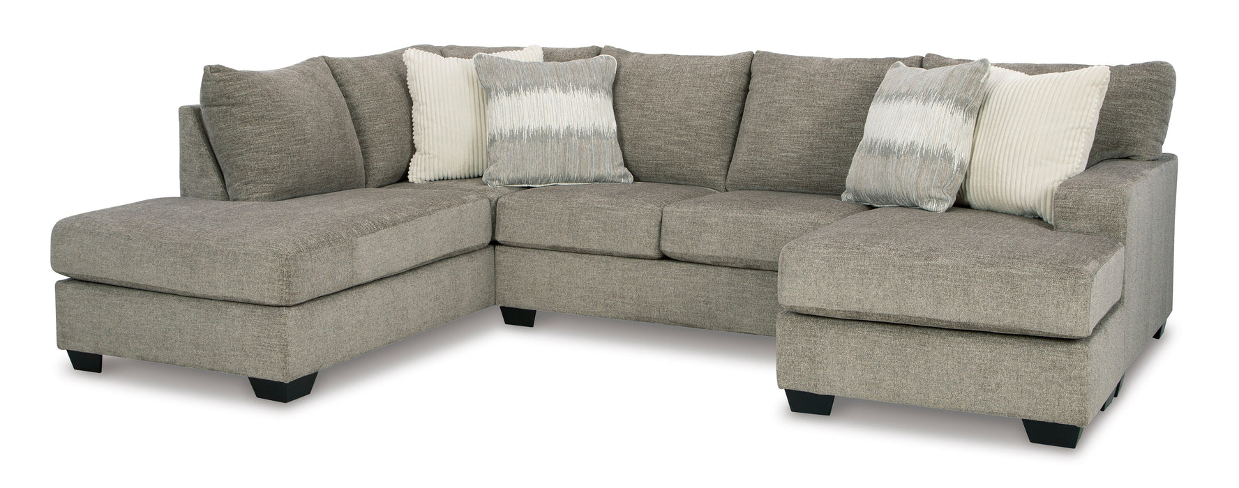 Creswell Linen Sectional LAF with Chaise Sectional