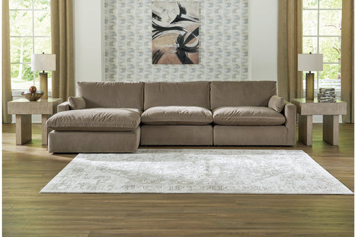 Sophie Cocoa 3-Piece Sectional Sofa Chaise -  Ashley - Lara Furniture