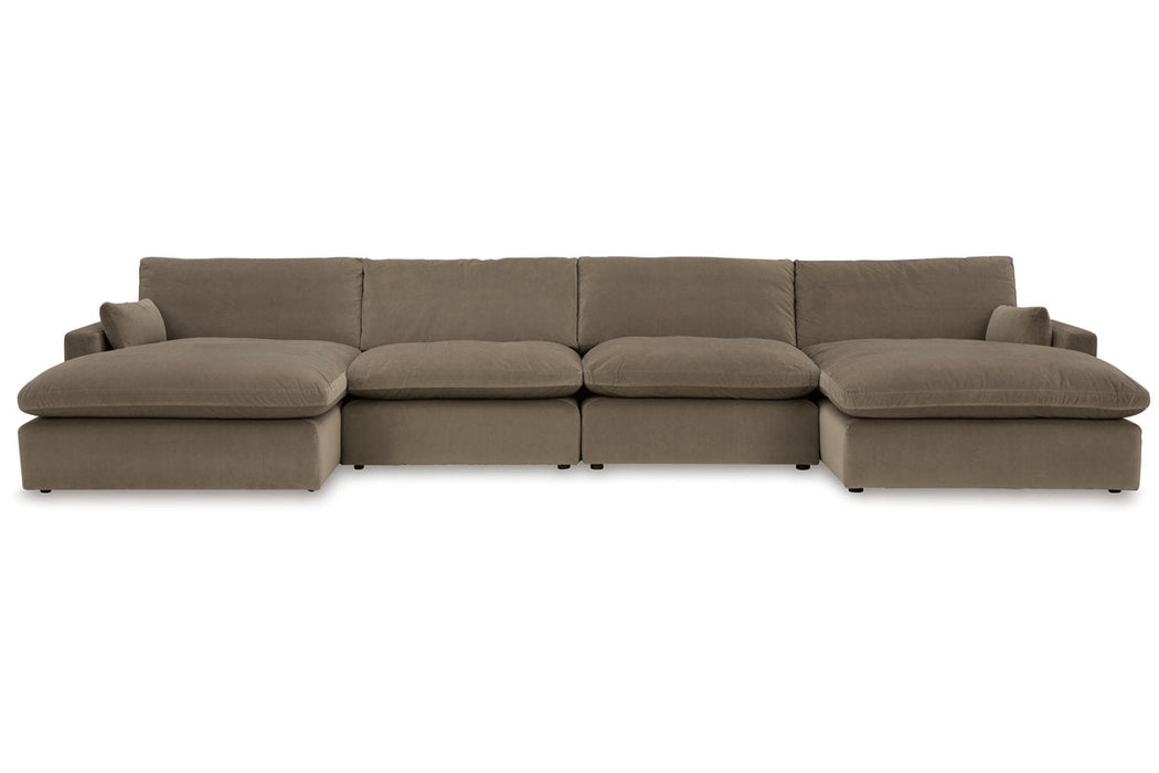 Sophie Cocoa 4-Piece Sectional with Chaise -  Ashley - Lara Furniture