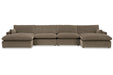 Sophie Cocoa 4-Piece Sectional with Chaise -  Ashley - Lara Furniture