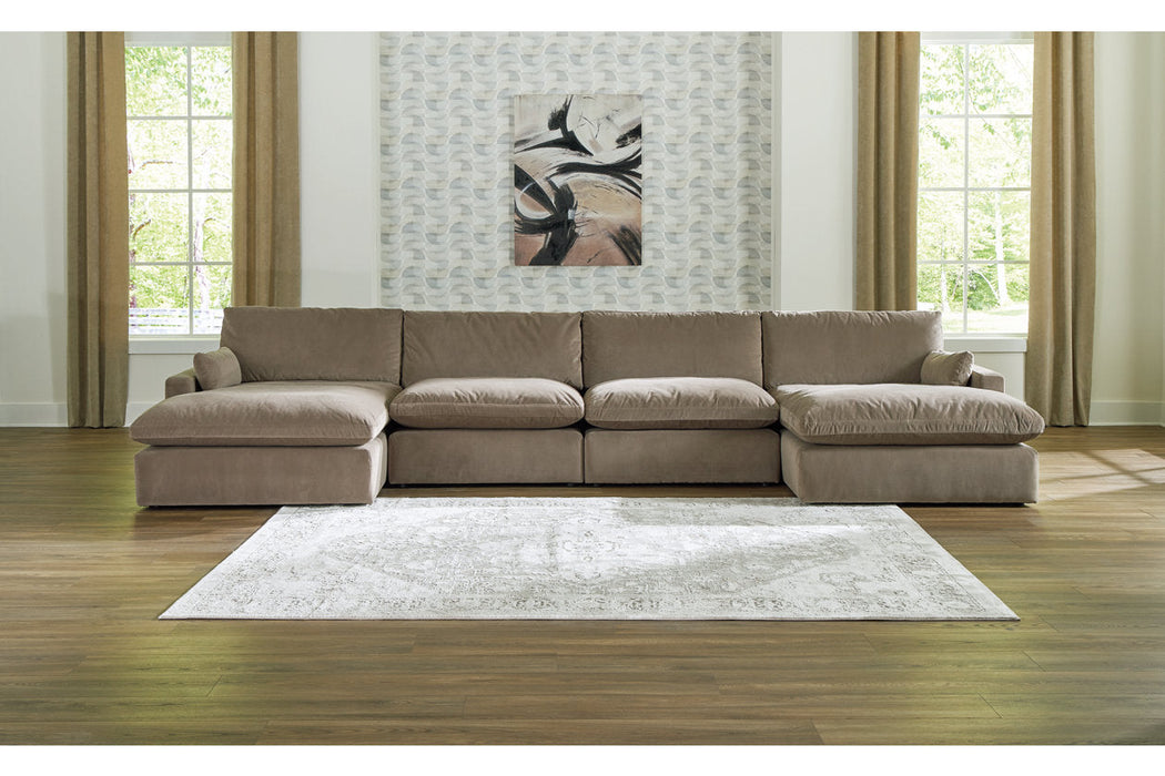 Sophie Cocoa 4-Piece Sectional with Chaise -  Ashley - Lara Furniture