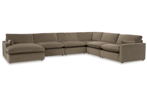 Sophie Cocoa 6-Piece Sectional with Chaise -  Ashley - Lara Furniture