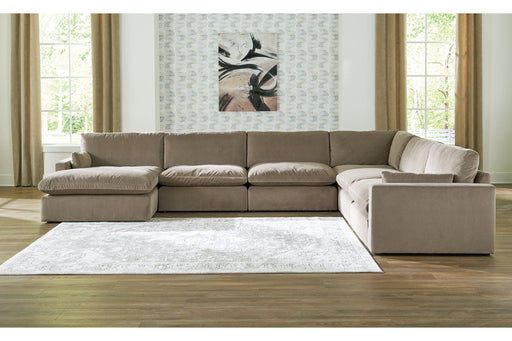 Sophie Cocoa 6-Piece Sectional with Chaise -  Ashley - Lara Furniture