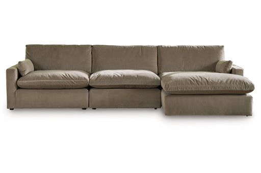 Sophie Cocoa 3-Piece Sectional Sofa Chaise -  Ashley - Lara Furniture