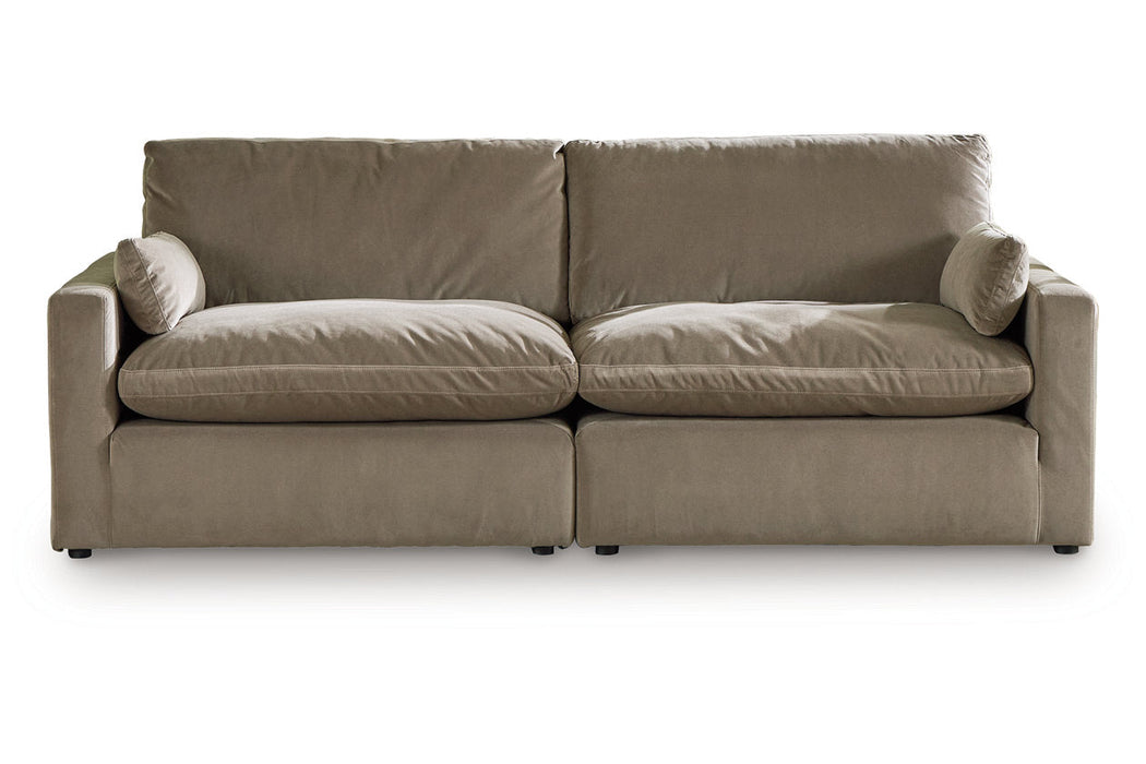 Sophie Cocoa 2-Piece Sectional Loveseat -  Ashley - Lara Furniture