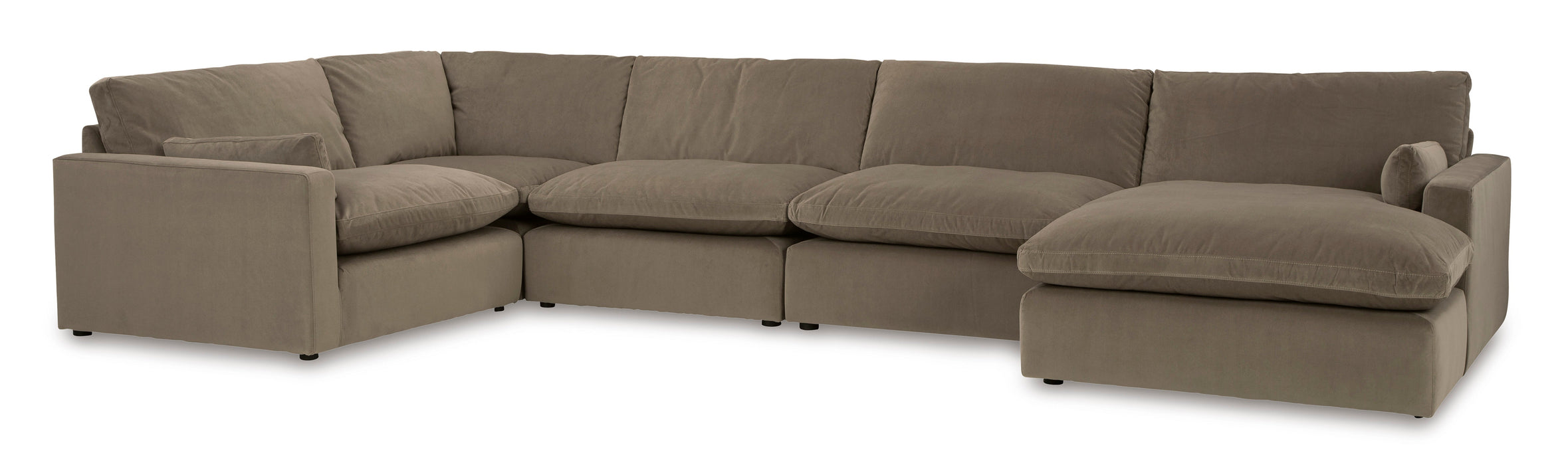 Sophie Cocoa RAF 6-Piece Sectional with Chaise