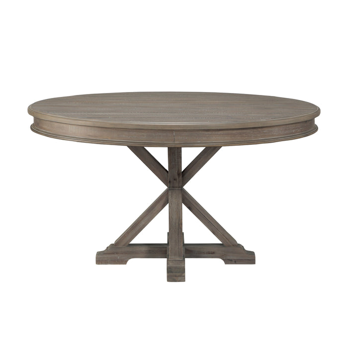 Cardano Driftwood Brown Round Dining Set