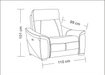 1705 Light-Grey With Electric Recliners Set - Lara Furniture