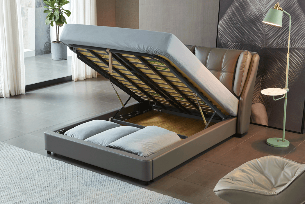 1806 Bed With Storage Queen - i27473 - Lara Furniture