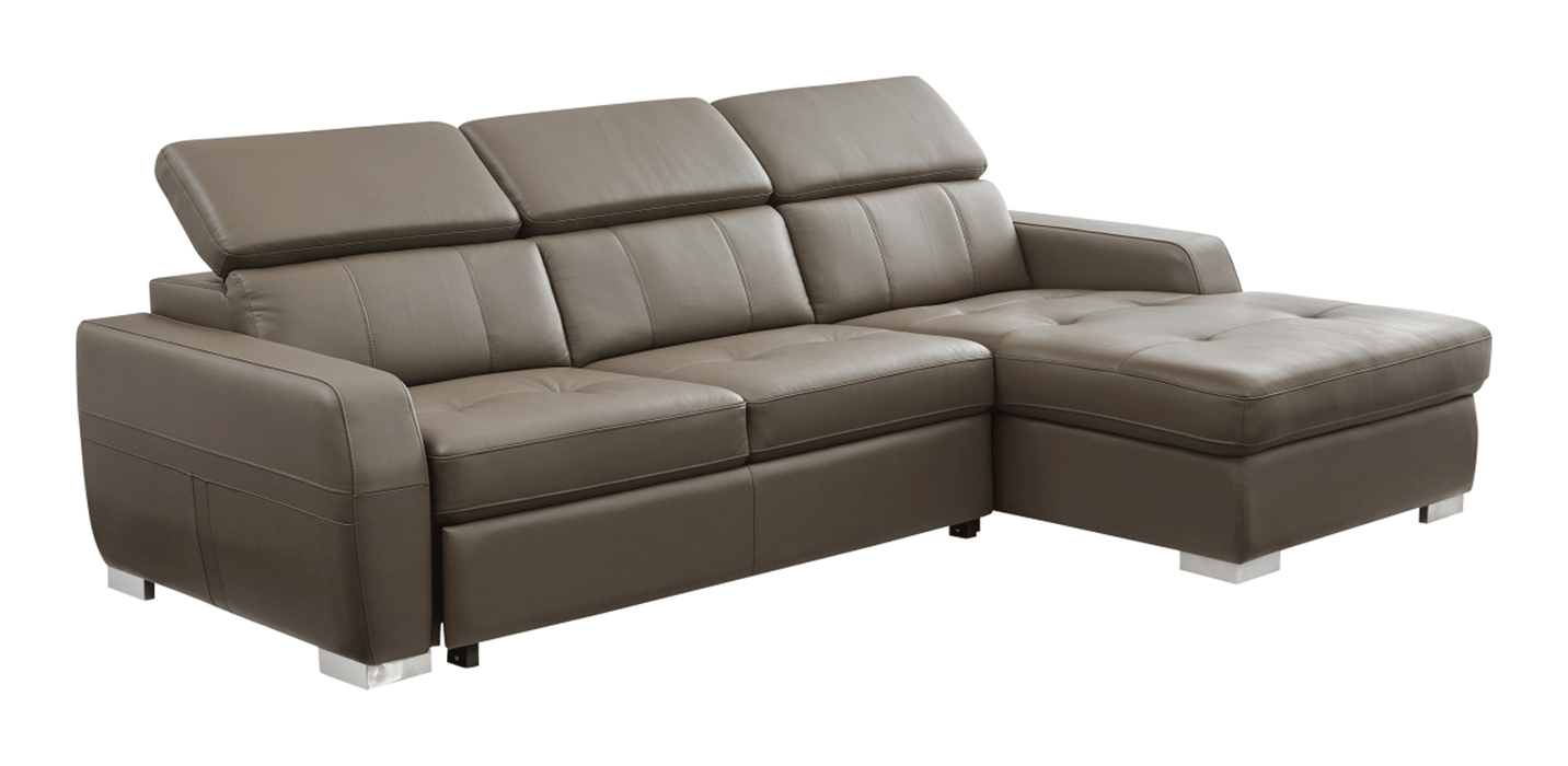 1822 Sectional Right W/Bed - i27298 - Lara Furniture