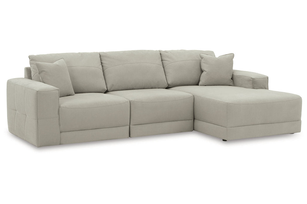 Next-Gen Gaucho Gray 3-Piece RAF Sofa Chaise