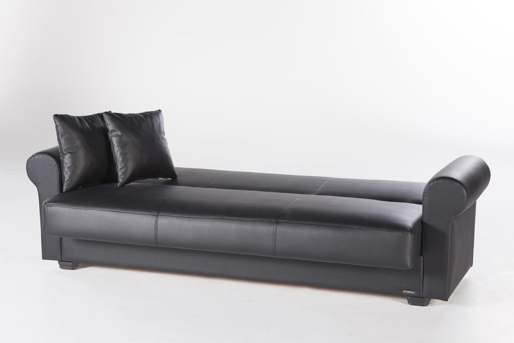 Floris Black Living Room Sleeper Set