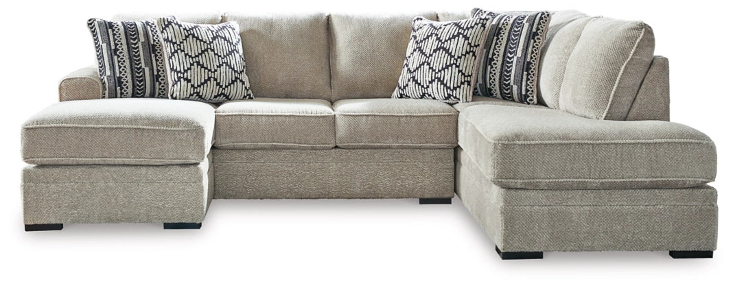 Calnita 2-Piece  Sisal RAF Sectional with Chaise