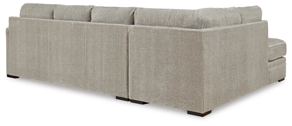 Calnita 2-Piece Sisal LAF Sectional with Chaise