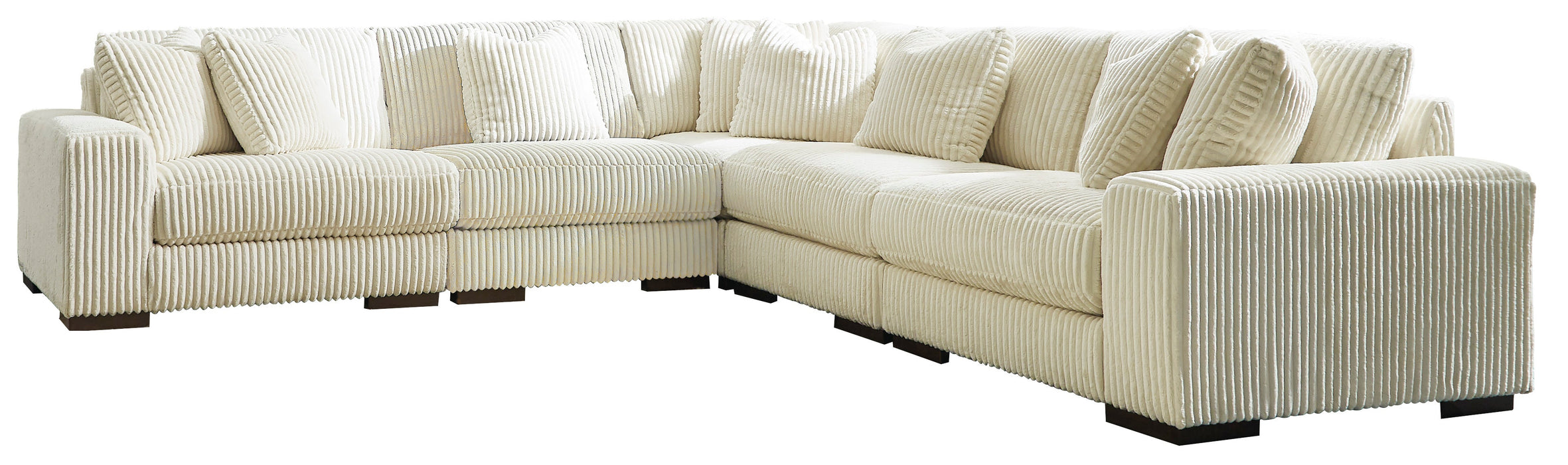 Lindyn Ivory 5 Piece Sectional