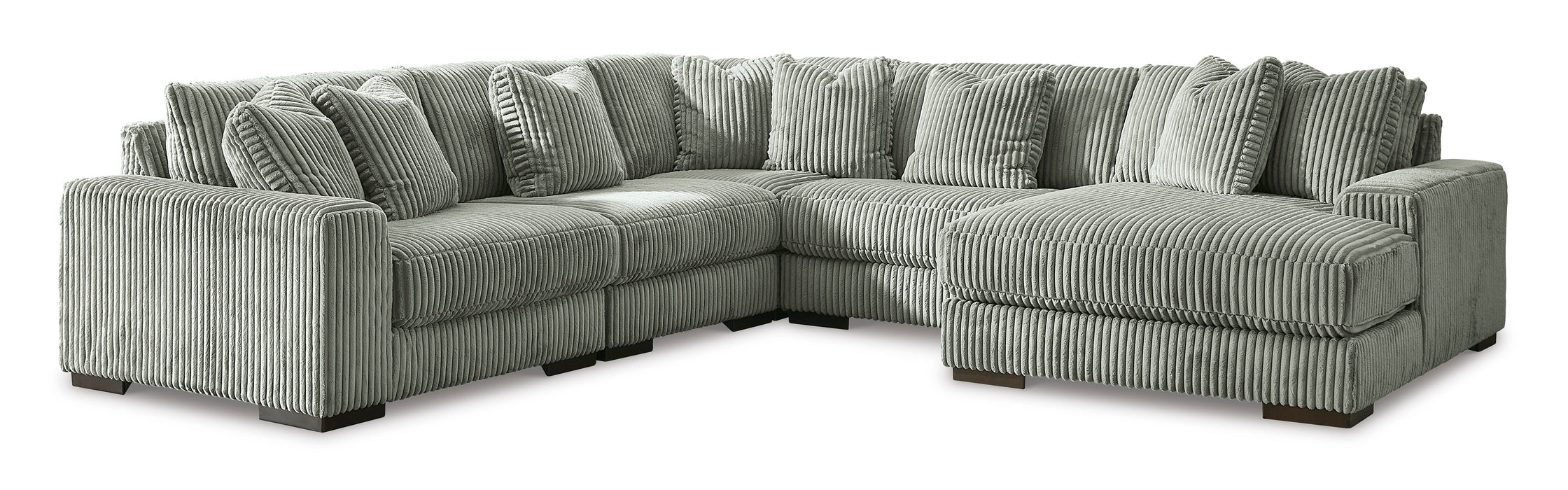 Lindyn fog 5 Piece Raf Sectional with Chaise