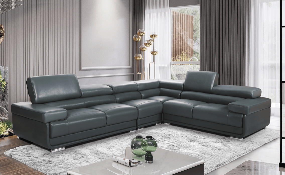 2119 Sectional Dark Grey - i27342 - Lara Furniture