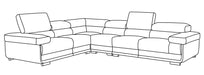 2119 Sectional Light Grey - i17280 - Lara Furniture