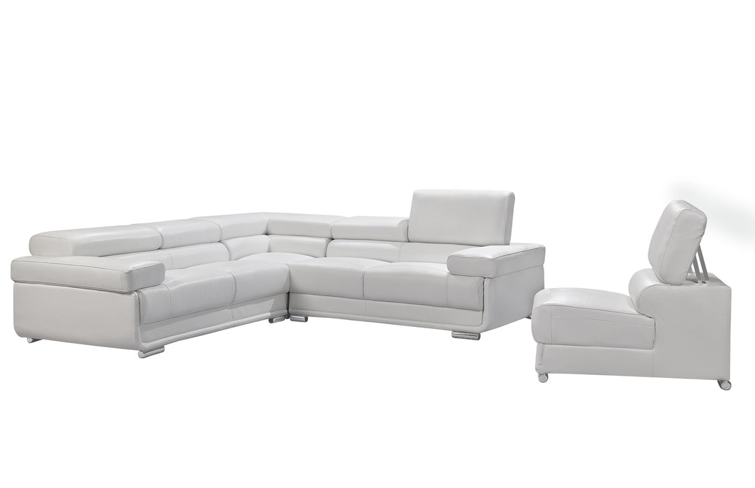 2119 Sectional White - i21830 - Lara Furniture