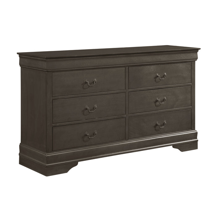 Mayville Stained Gray Sleigh Bedroom Set