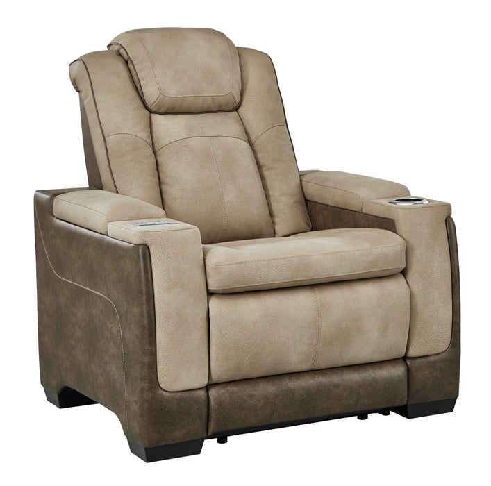 Next-Gen Durapella Sand Power Reclining Living Room Set