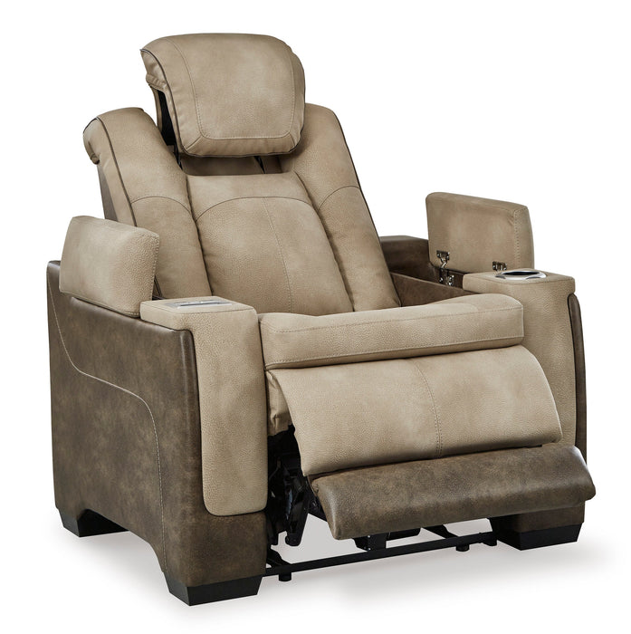 Next-Gen DuraPella Sand Power Recliner Set