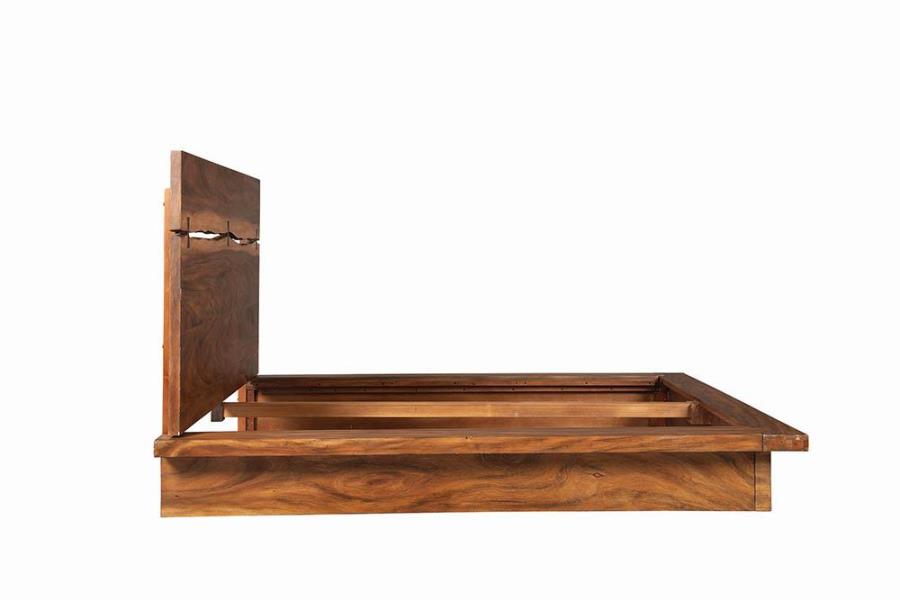 Winslow Queen Bed Smokey Walnut and Coffee Bean