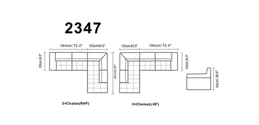 2347 Sectional - i17276 - Lara Furniture